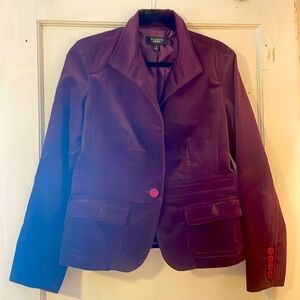 Purple Velvet Talbots Blazer